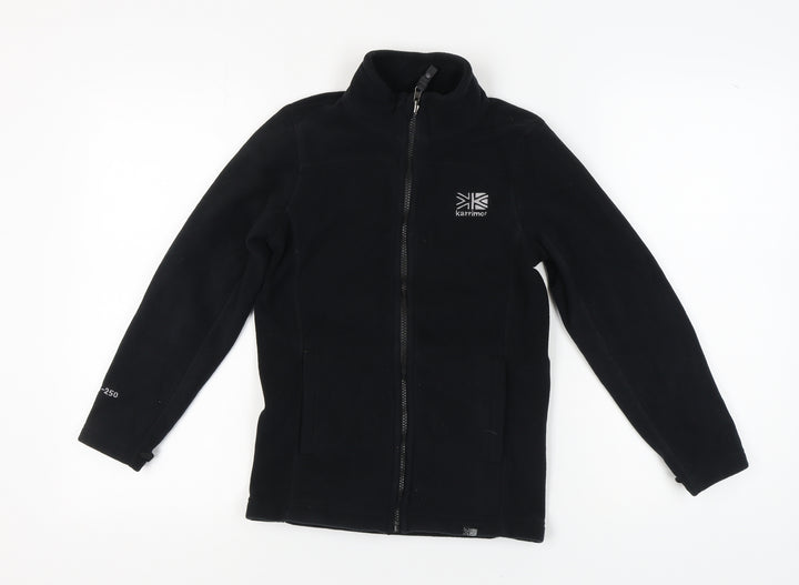 Karrimor Boys Black Fleece Sweatshirt 11-12 Years Hiking Jacket
