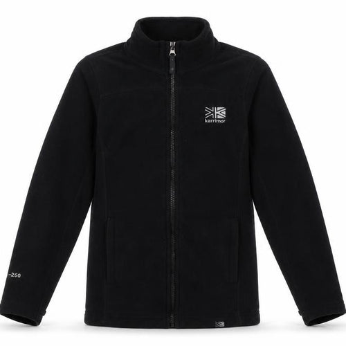 Karrimor Boys Black Fleece Sweatshirt 11-12 Years Hiking Jacket