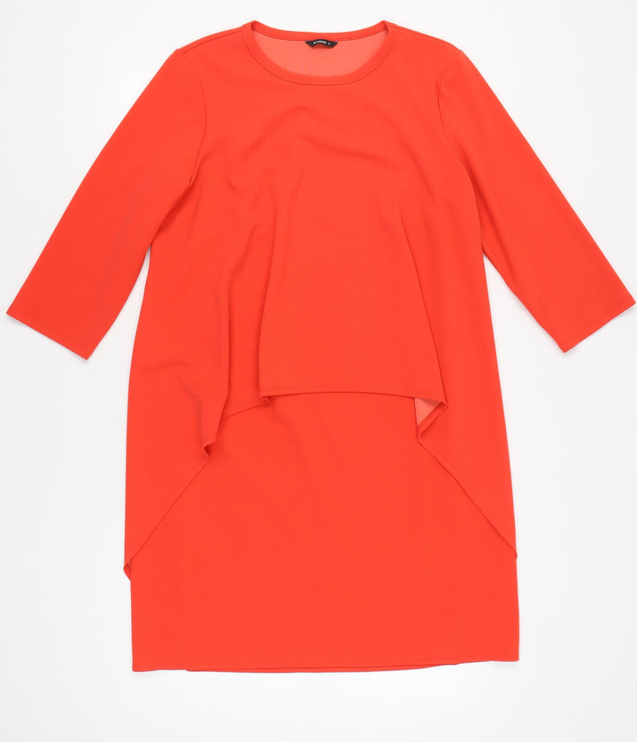 Roman Originals Women's Red Shift Dress Size 18