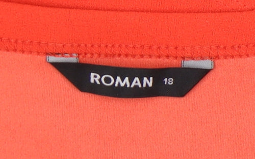 Roman Originals Women's Red Shift Dress Size 18