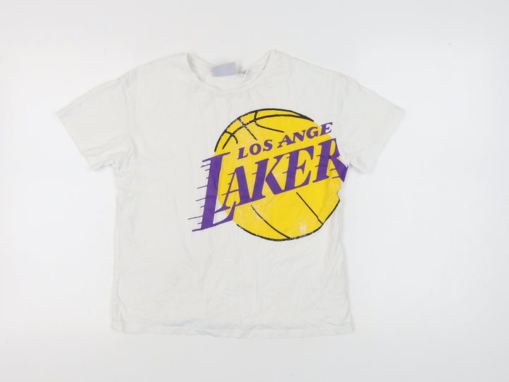 NBA Girls White Lakers T-Shirt 11-12 Years Sports Style