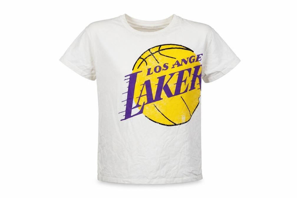 NBA Girls White Lakers T-Shirt 11-12 Years Sports Style