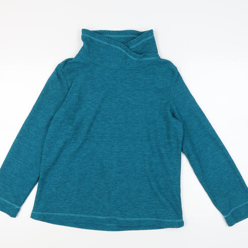 Regatta Women's Blue Sweatshirt M Cowl Neck