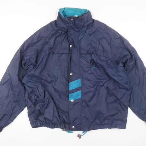 Hi-Tec Men's Blue Large Windbreaker Jacket