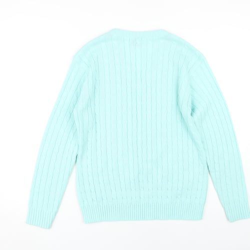Polo by Ralph Lauren Blue V-Neck Pullover Jumper XL