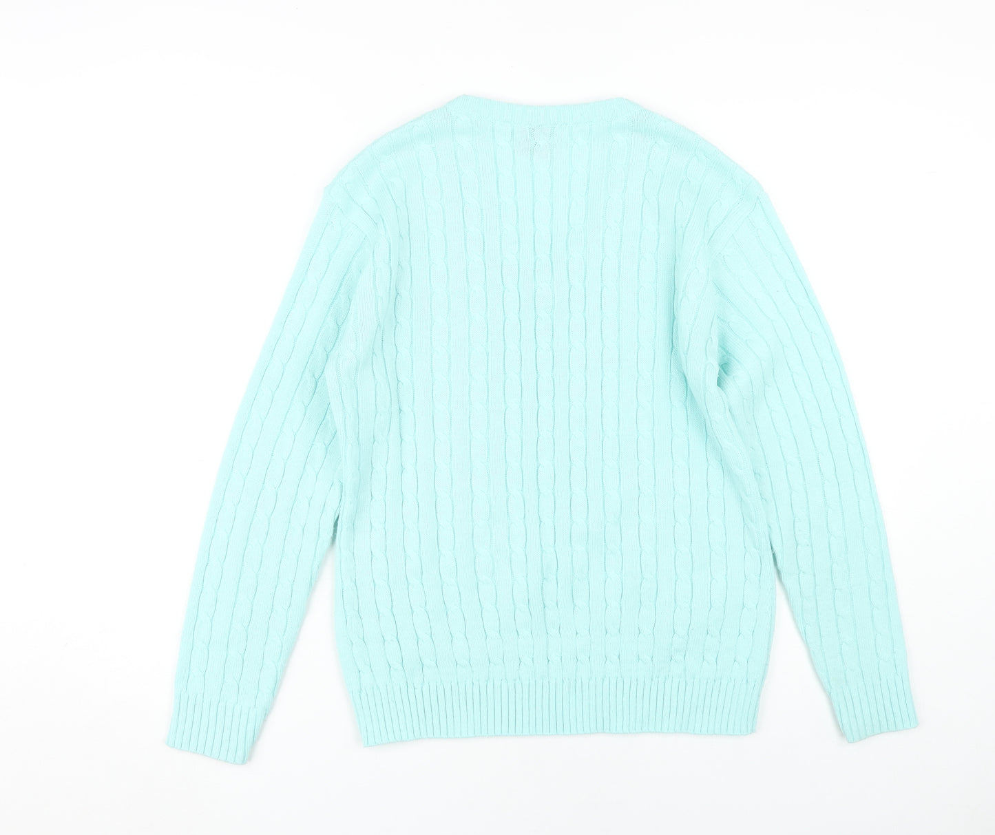 Polo by Ralph Lauren Blue V-Neck Pullover Jumper XL