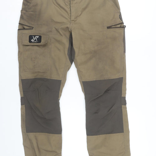 RevolutionRace Men's Brown Cargo Trousers S