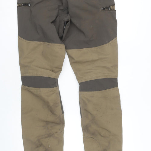 RevolutionRace Men's Brown Cargo Trousers S