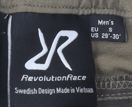 RevolutionRace Men's Brown Cargo Trousers S