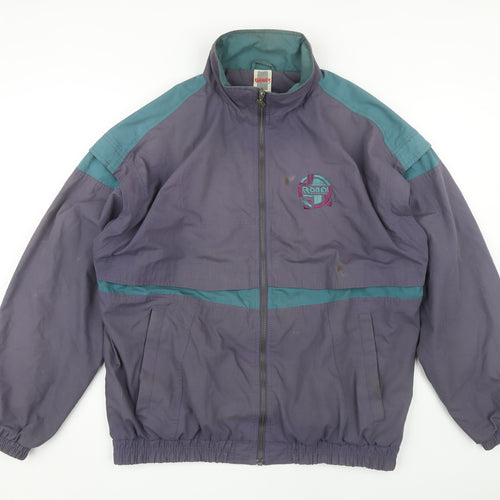 Abbey Sportswear Men's Purple Bomber Jacket L