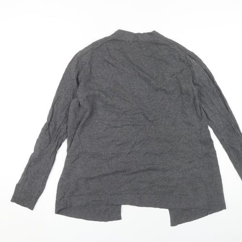 Gap Women's Grey Open Front Cardigan, Size S, Cotton Blend