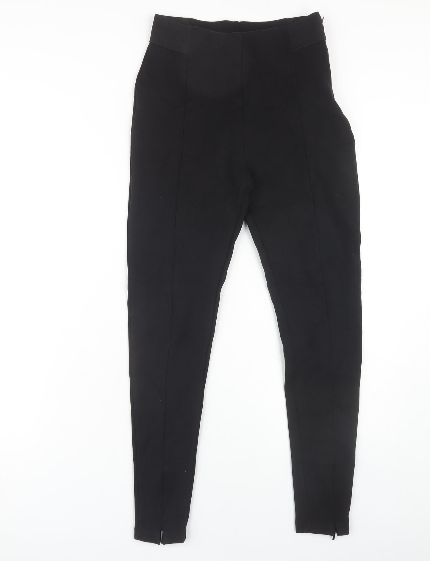 Whistles Women's Black Ankle Leggings Size 8