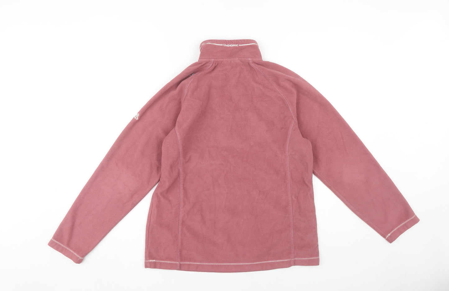 Craghoppers Women's Pink Fleece 1/2 Zip Pullover - Size 12