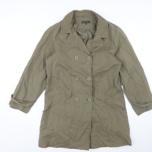 Urban Kiabi Green Trench Coat Women Size 10
