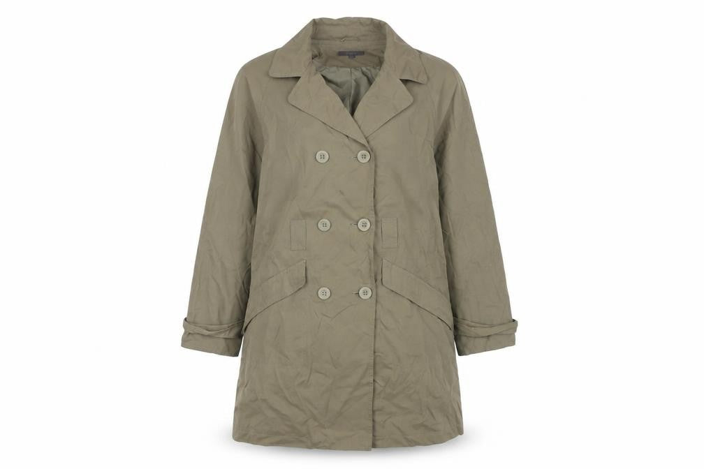 Urban Kiabi Green Trench Coat Women Size 10