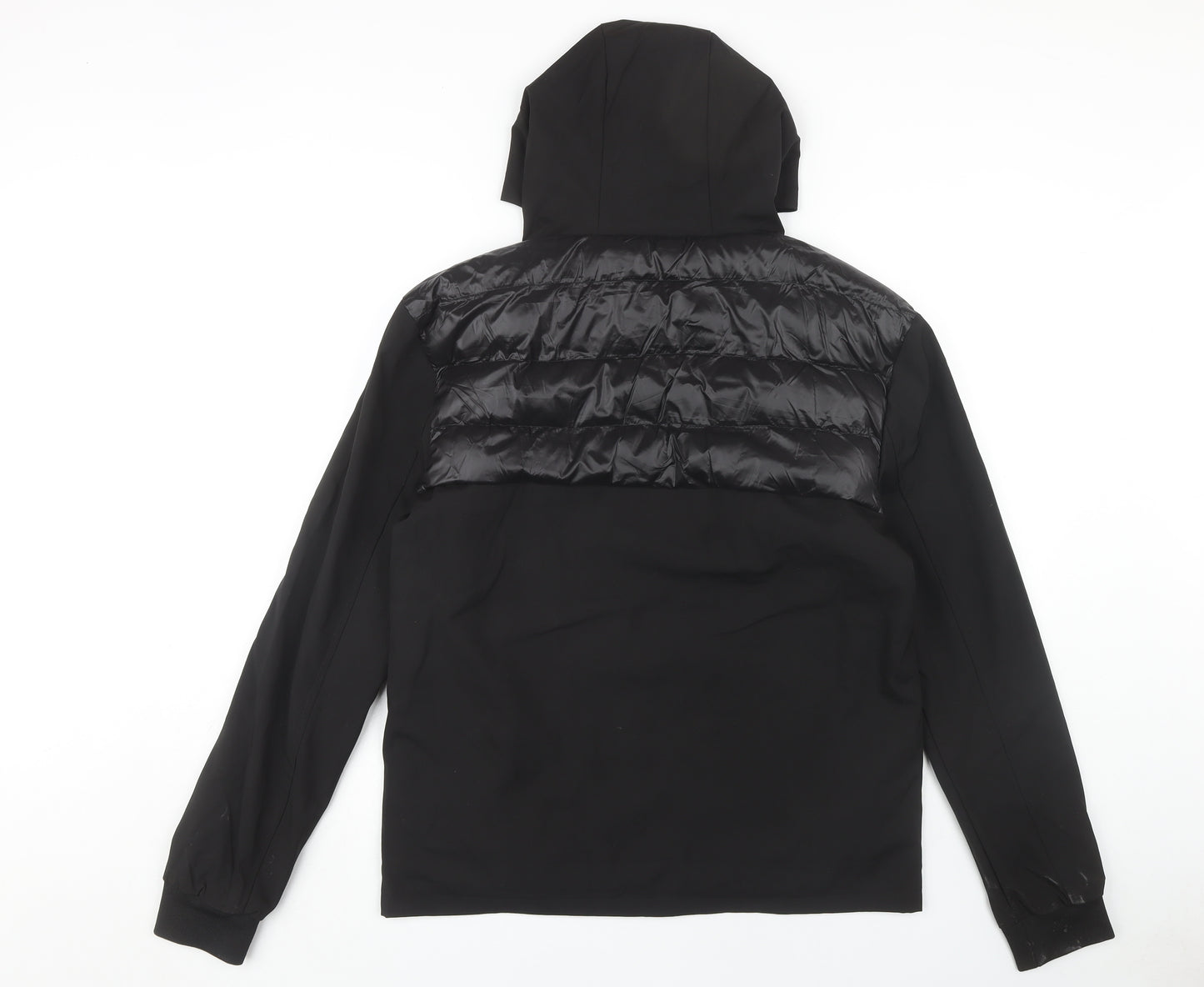 Onfire Men's Black Hooded Puffer Jacket Size M