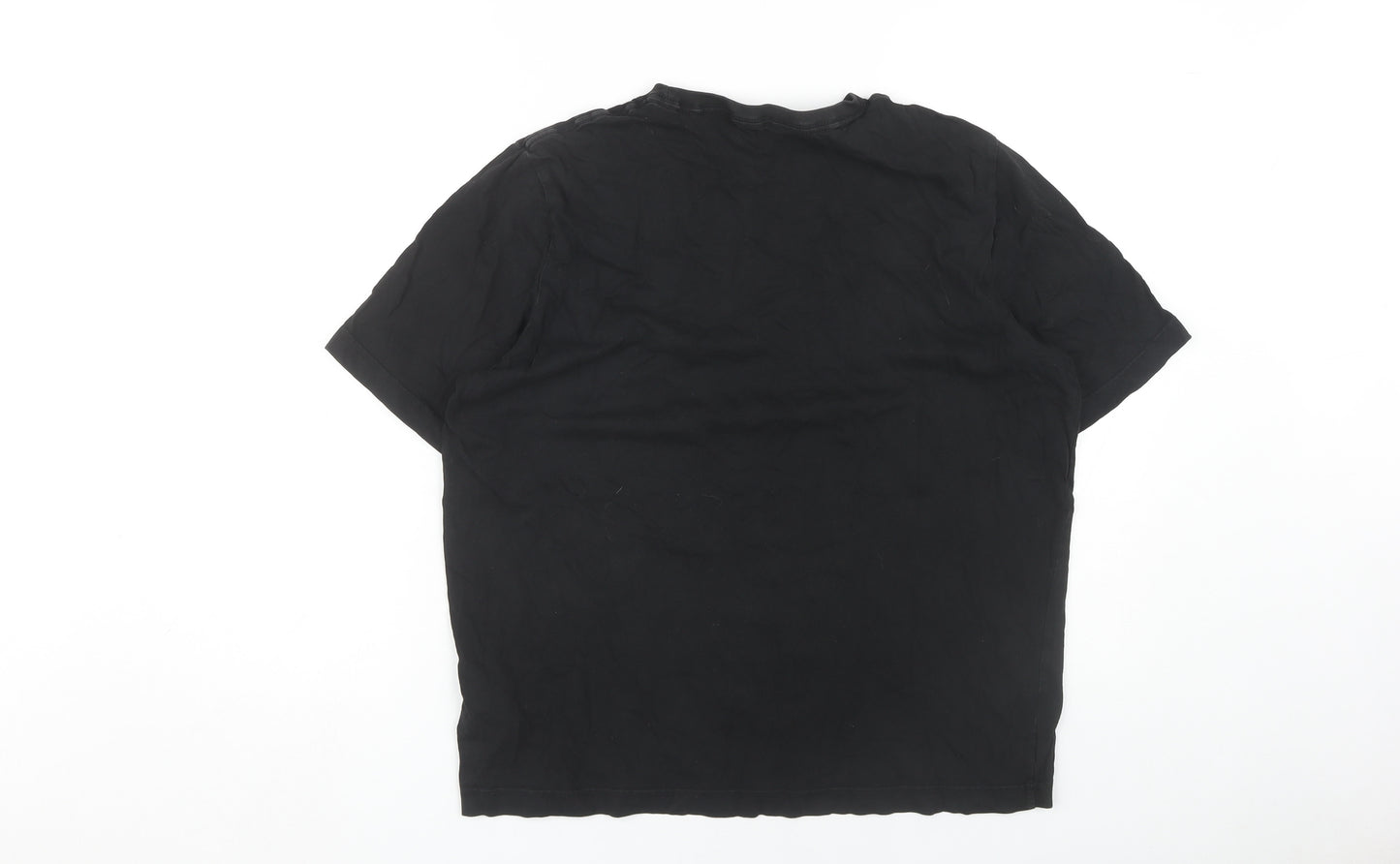 Puma Men's Black Logo T-Shirt, Size L