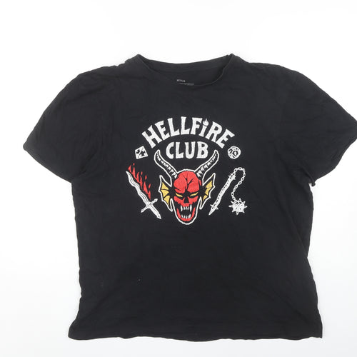 Netflix Stranger Things T-Shirt Black 2XL Unisex Adults