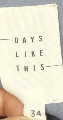 Days Like This Women's Grey Wrap Dress Size 6