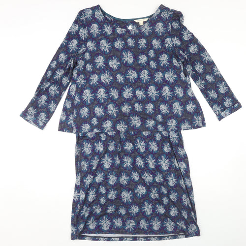 White Stuff Women's Multicoloured Floral Dress Size 12