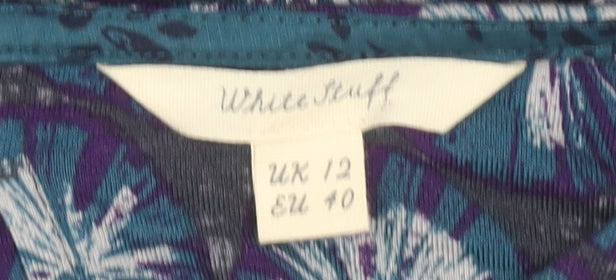 White Stuff Women's Multicoloured Floral Dress Size 12