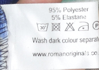 Roman Women's Multicoloured Tie Dye Dress Size 16