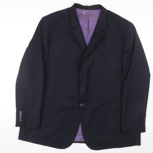 Brook Taverner Men's Blue Regular Fit Suit Jacket 52R