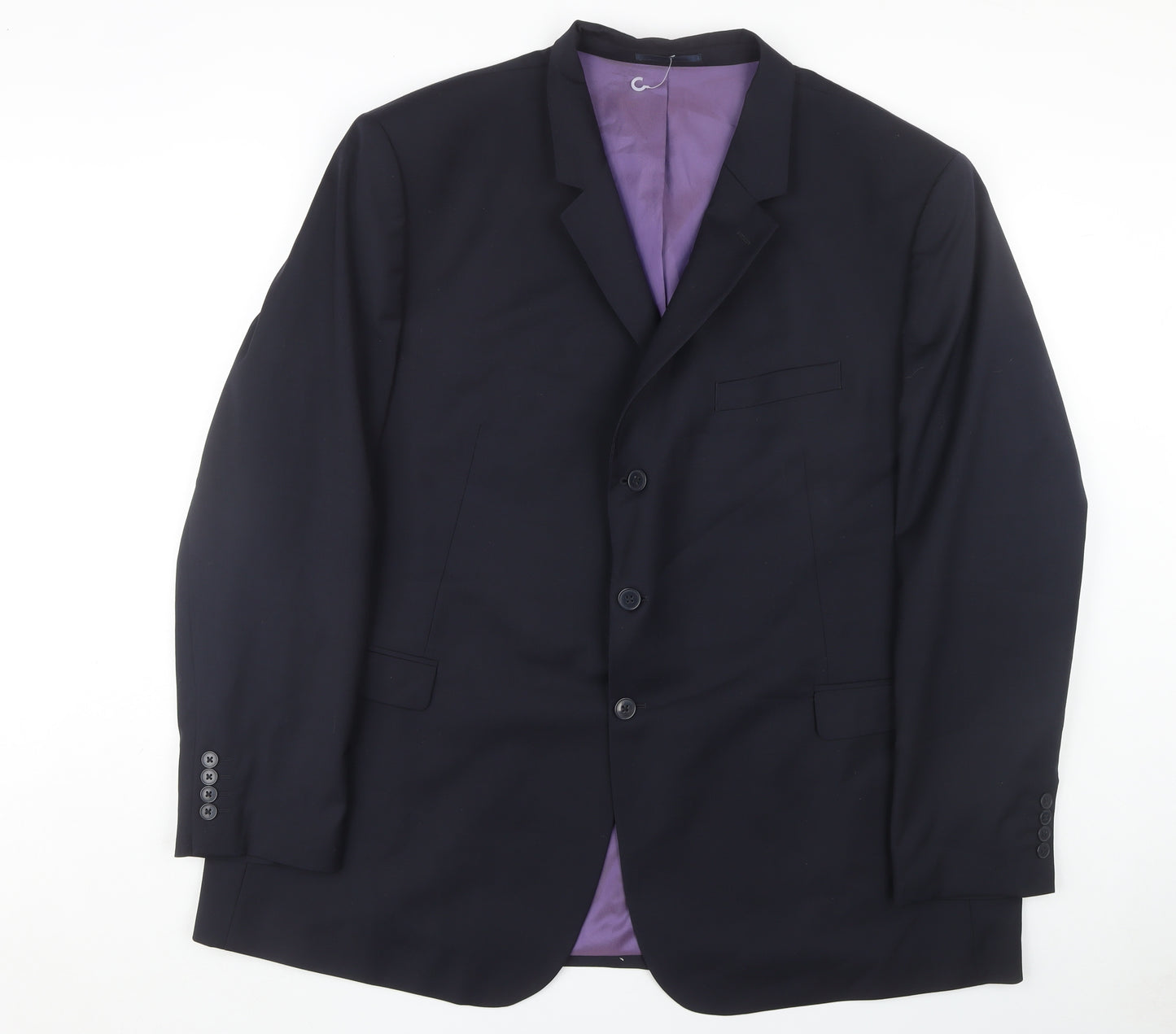 Brook Taverner Men's Blue Regular Fit Suit Jacket 52R