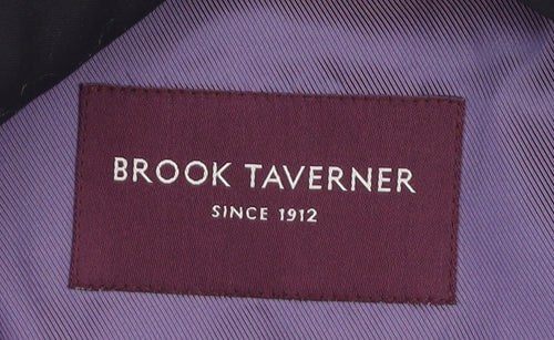 Brook Taverner Men's Blue Regular Fit Suit Jacket 52R