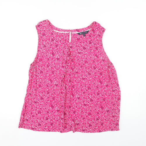 Crew Clothing Women's Pink Floral Blouse Size 16