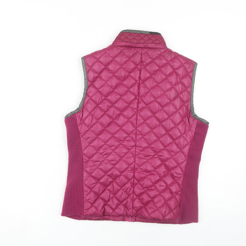 Betty Barclay Women's Red Quilted Waistcoat, Size 10