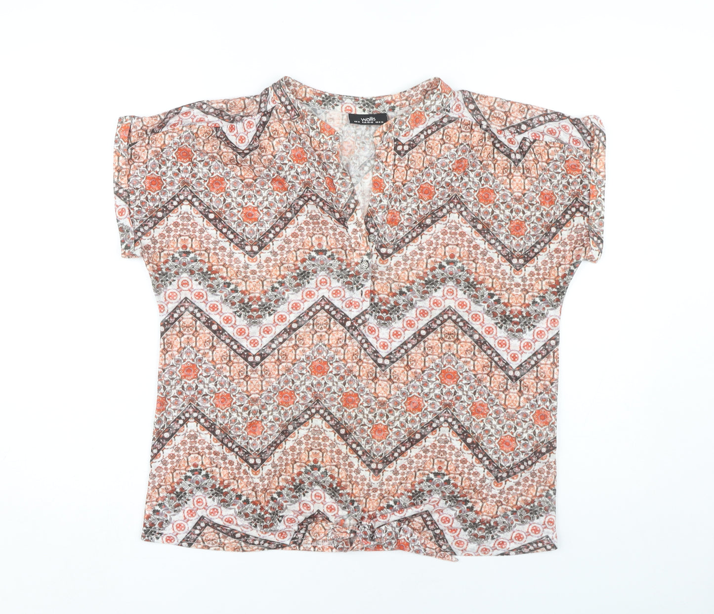 Wallis Women's Multicoloured Geometric Blouse M