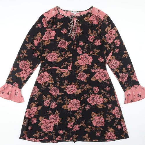 Red Herring Women's Multicoloured Floral Dress Size 18