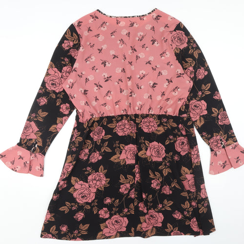 Red Herring Women's Multicoloured Floral Dress Size 18
