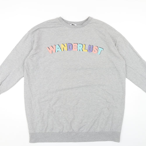 Capsule Women's Grey Pullover Sweatshirt Size 22