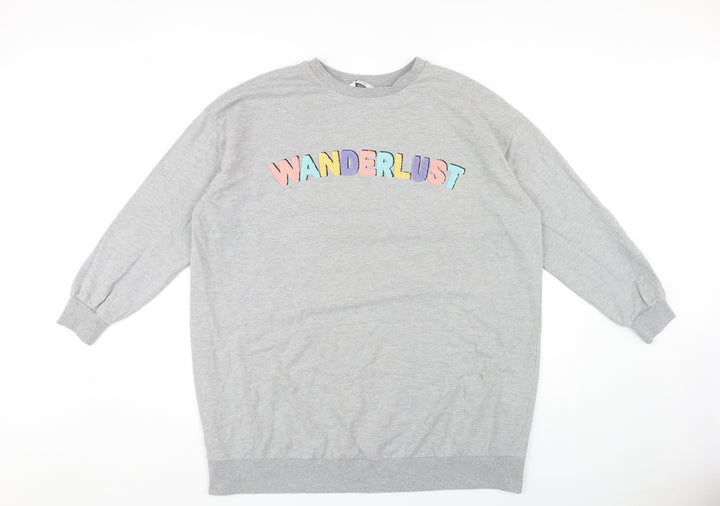 Capsule Women's Grey Pullover Sweatshirt Size 22