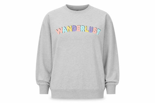 Front view of Capsule Women's Grey Pullover Sweatshirt, size 22