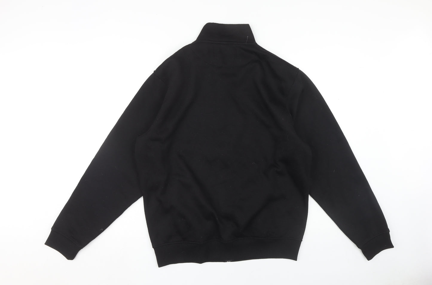 Trussardi Men's Black XL Full Zip Hoodie