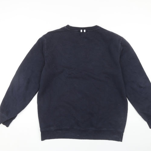Adidas Men's Blue Pullover Sweatshirt Medium