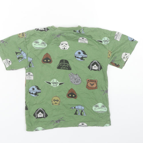 Next Boys Star Wars Green T-Shirt 5 Years Graphic Print