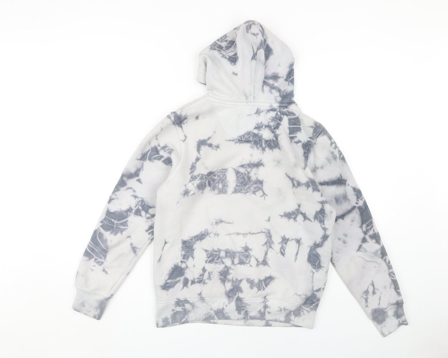 Cougar Men's Grey Tie Dye Pullover Hoodie, Size S