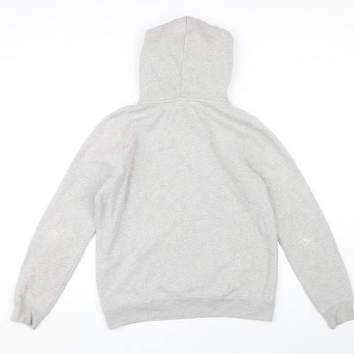 Jack Wills Women's Grey Hoodie UK 12 - Casual Style