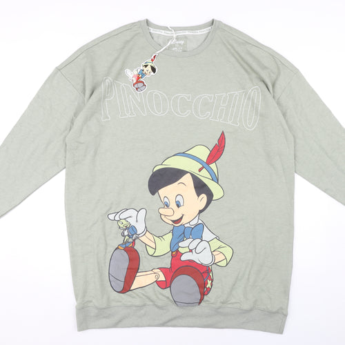 Disney Women’s Green Pinocchio Sweatshirt Size M