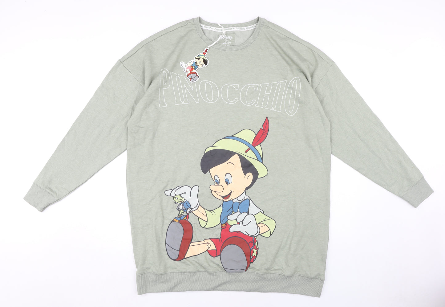 Disney Women’s Green Pinocchio Sweatshirt Size M