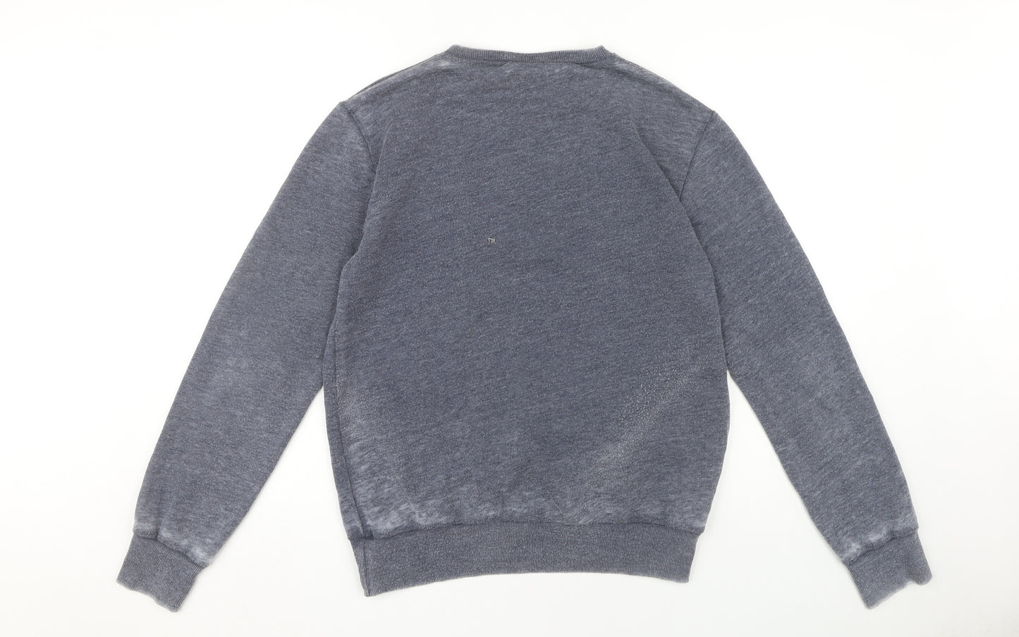 Superman Men's Grey Logo Pullover Sweatshirt M