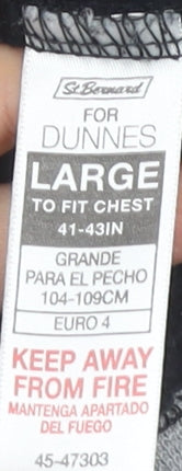 Dunnes Men's Black Full Zip Sweatshirt - Large