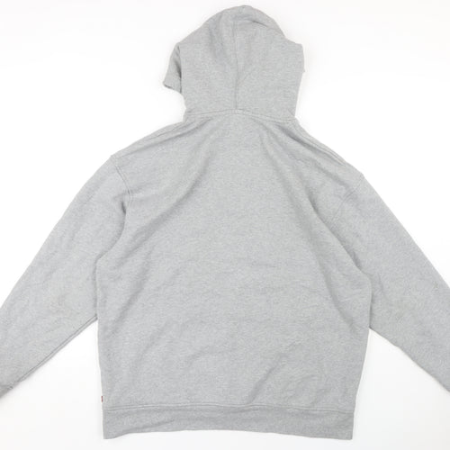 Levi's Men's Grey Pullover Hoodie, L, Comfortable Iconic Style
