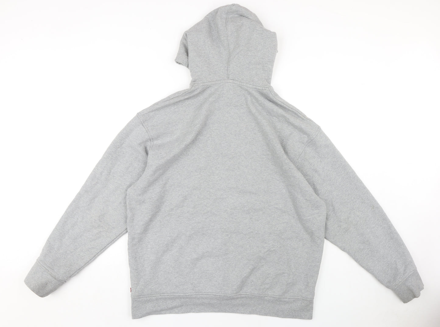 Levi's Men's Grey Pullover Hoodie, L, Comfortable Iconic Style
