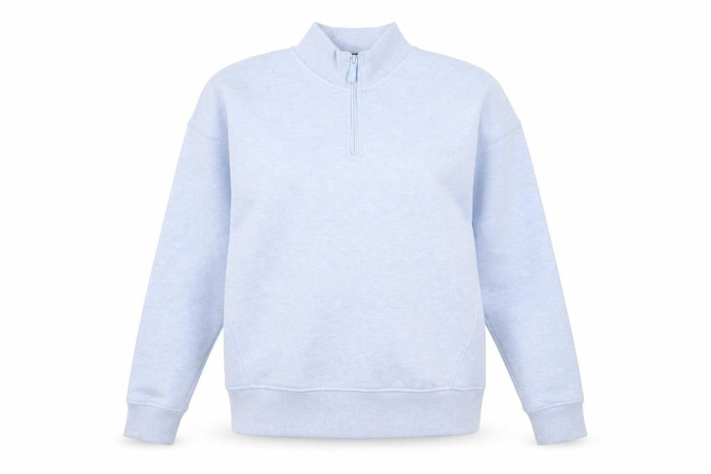 Front view of USA Pro Women's Blue Pullover Sweatshirt, size 12