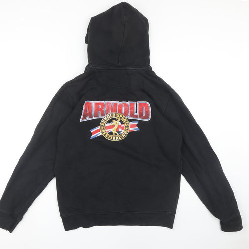 Stanley/Stella Black Hoodie M Unisex Pullover Sport Logo